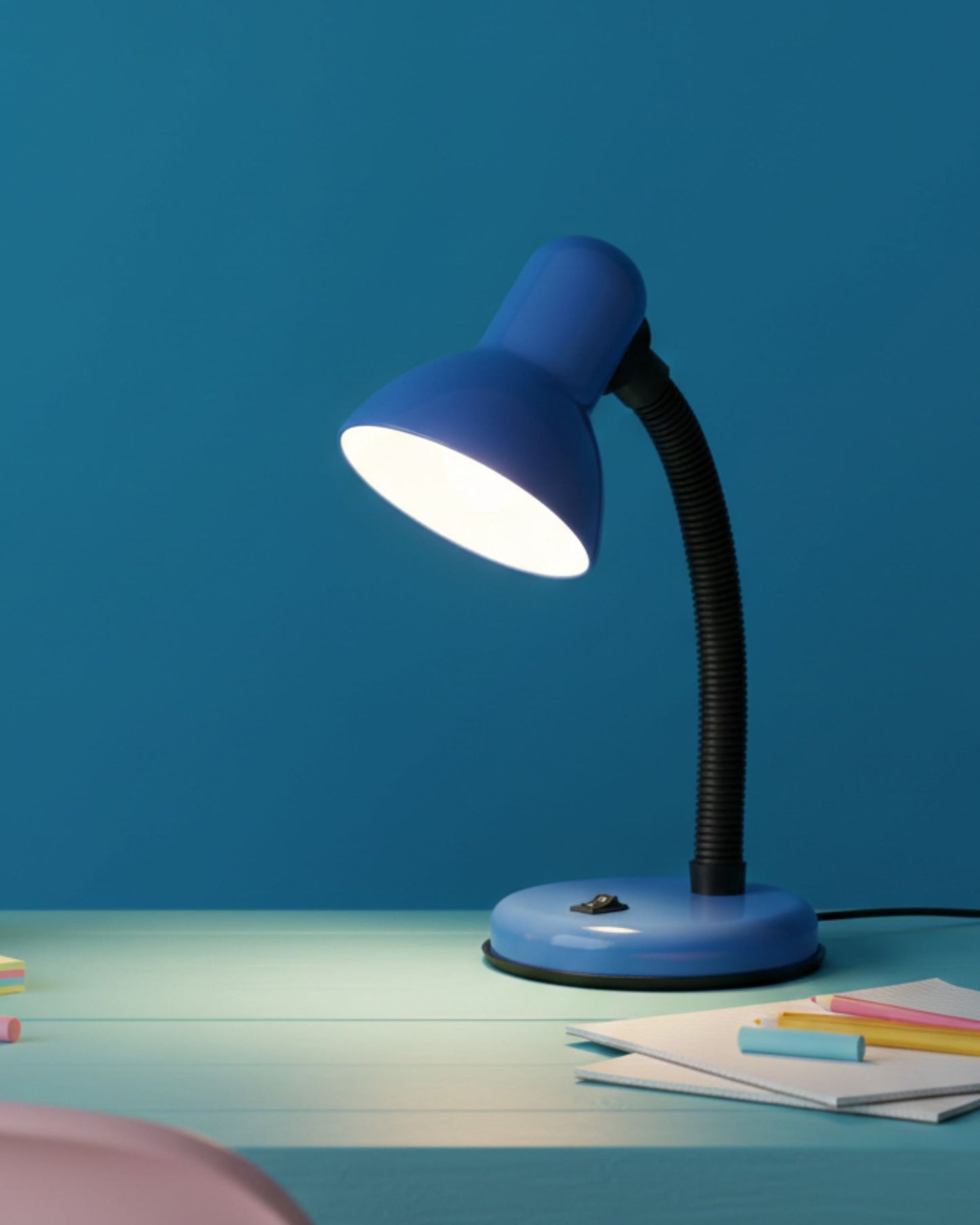 أباجورة مكتب - أزرق