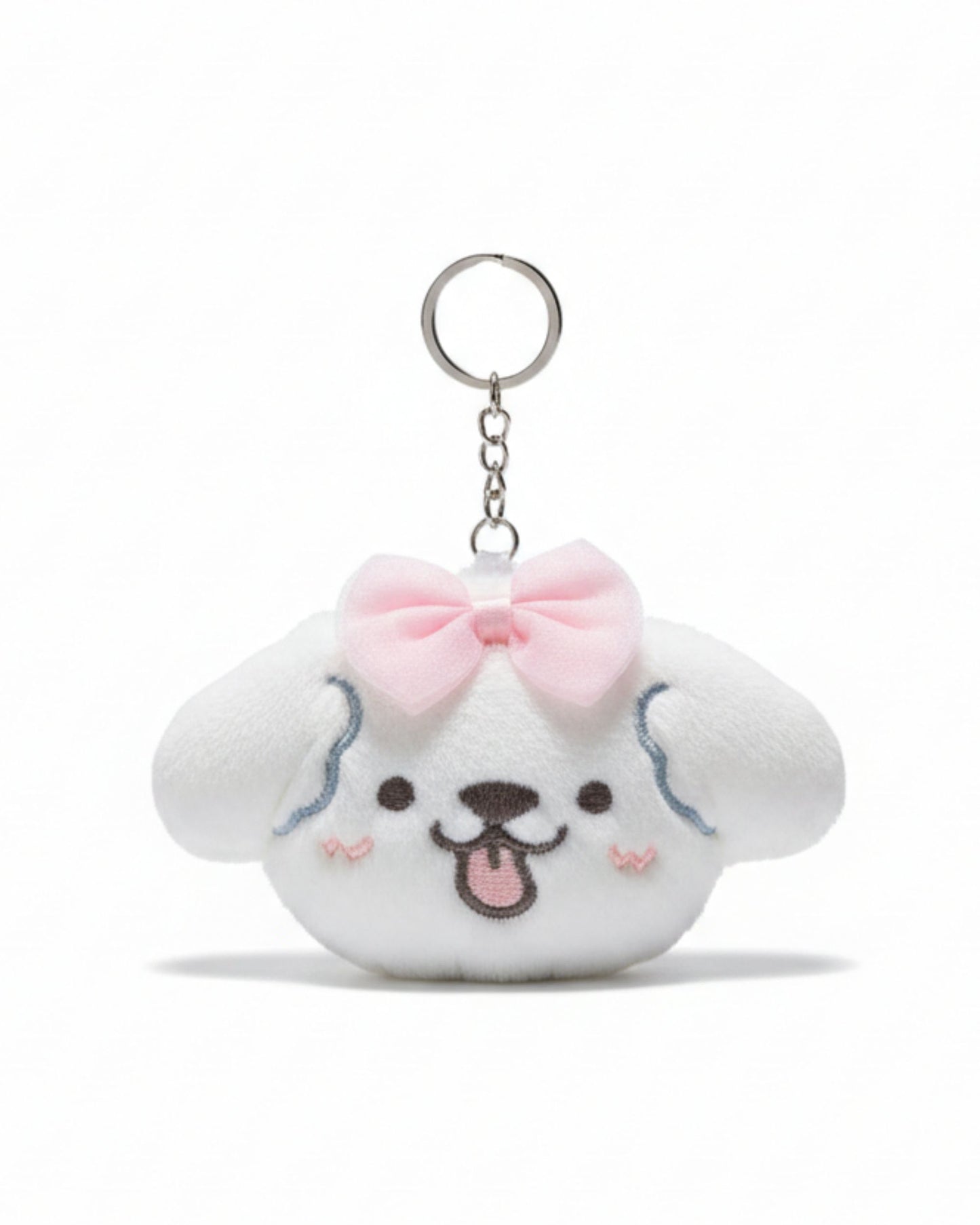 ميدالية فرو كاواي - أبيض