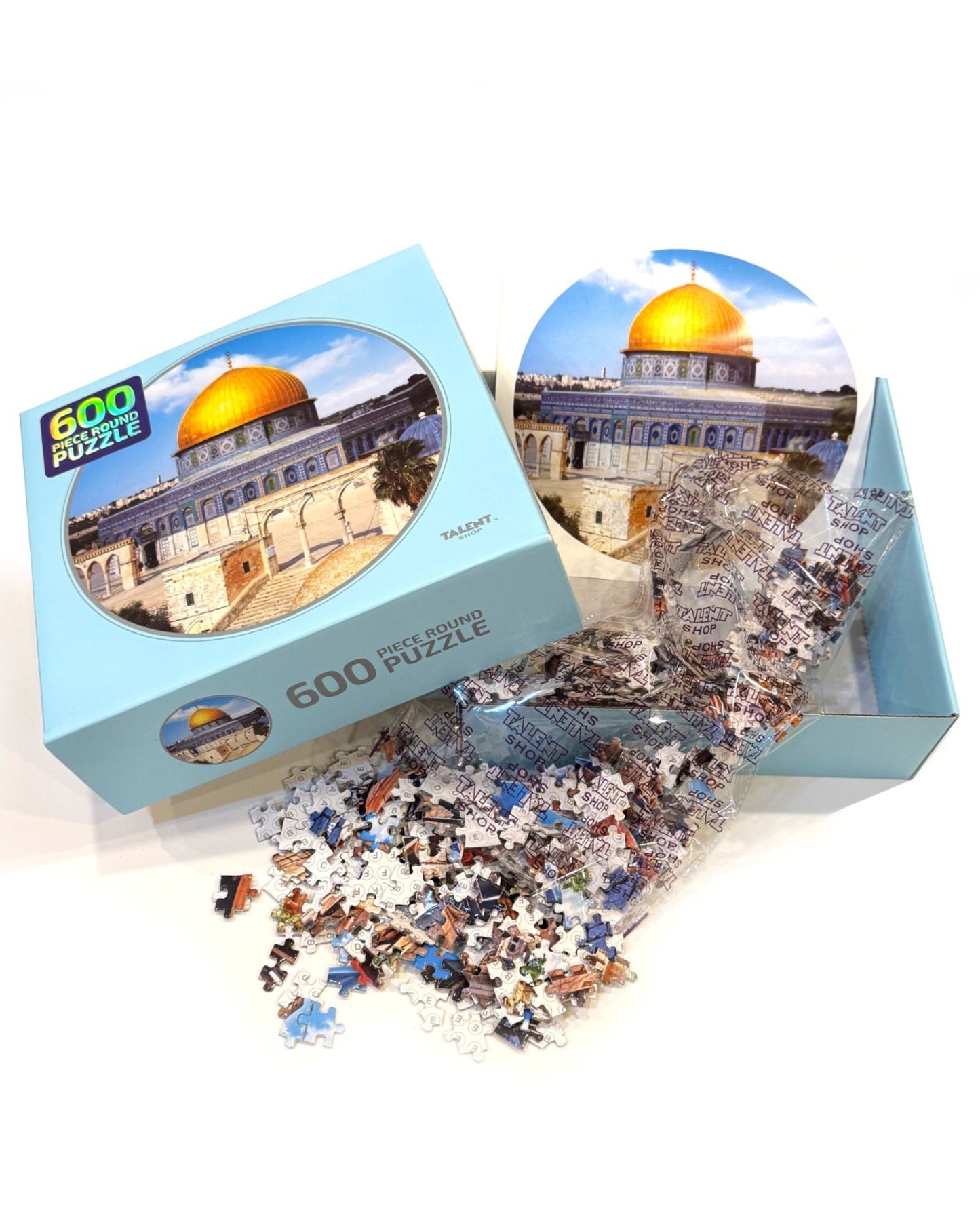 بازل دائري 600 قطعة - قبة الصخرة