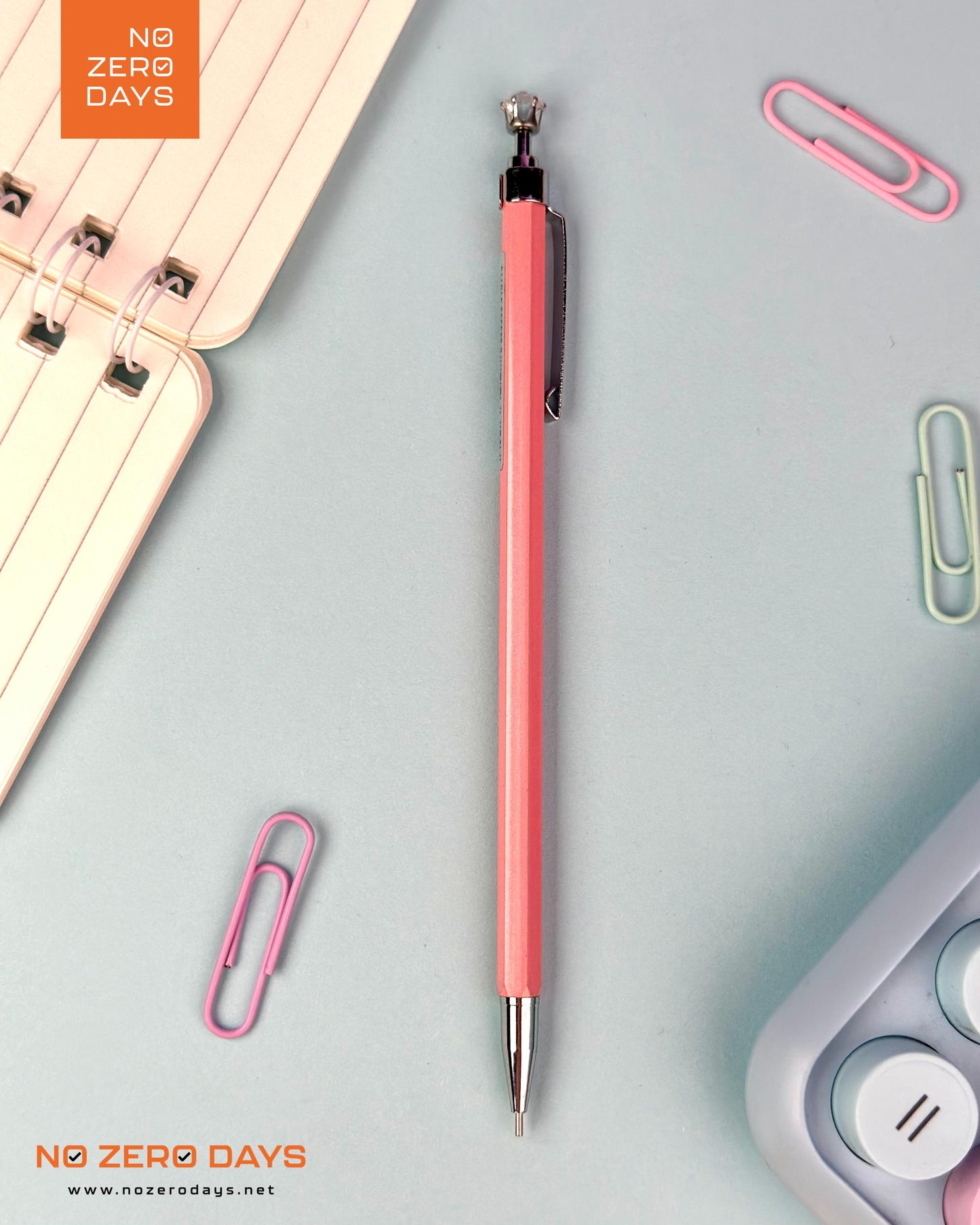 قلم رصاص سنون معدني - رأس جوهرة