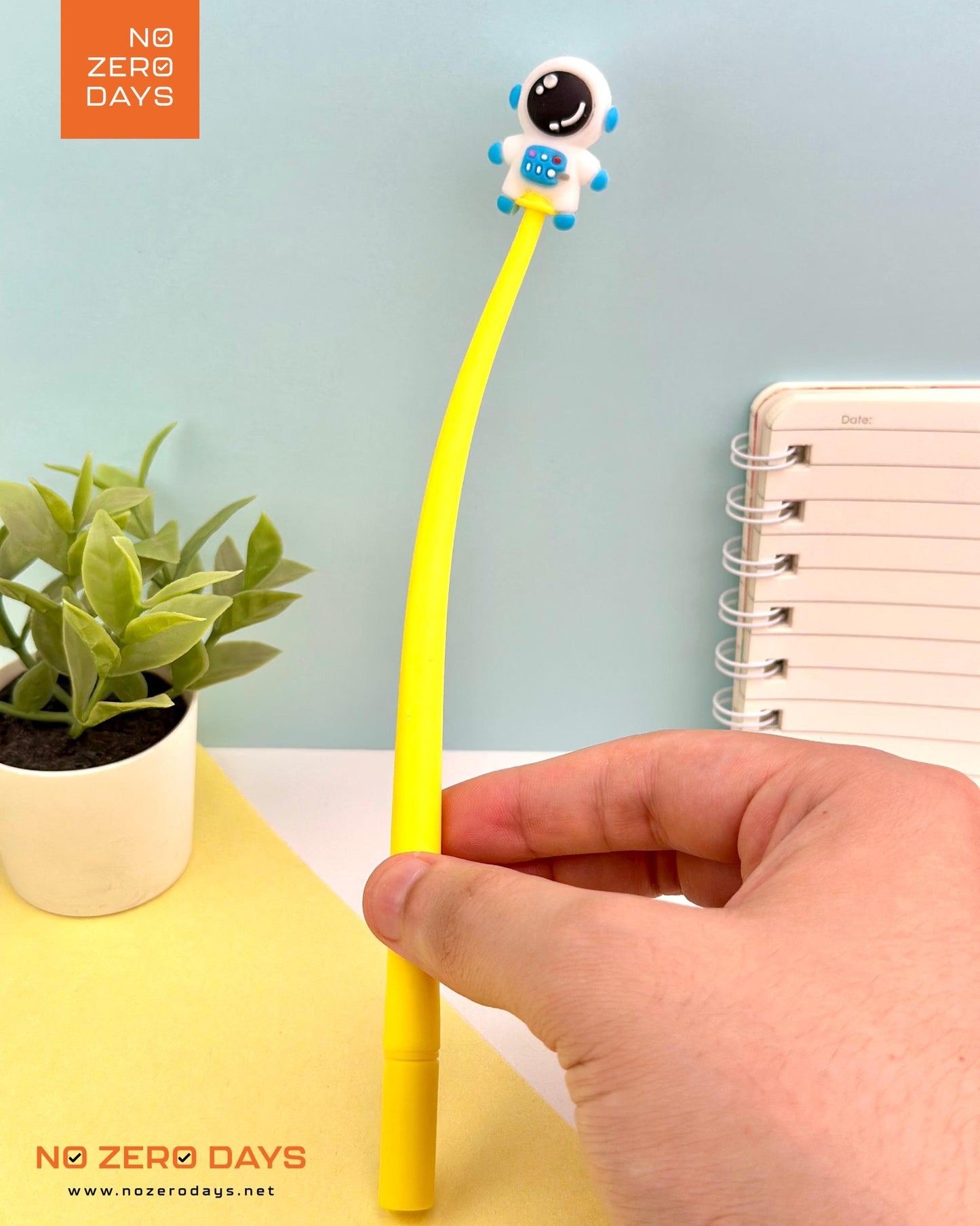 قلم مطاطي حبر جاف - رجل فضاء