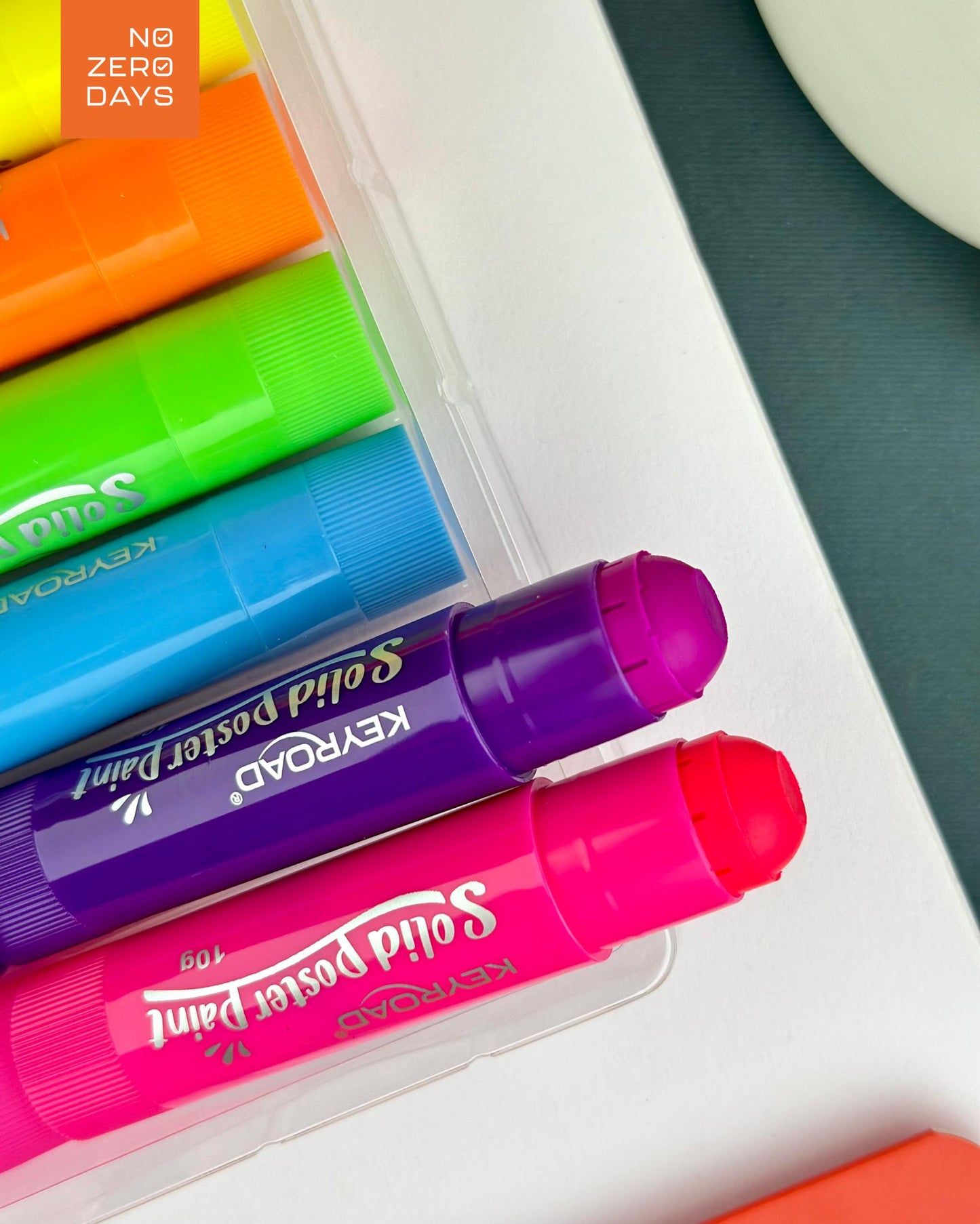 ألوان بوستر نيون كى رود 6 لون - قابلة للغسيل