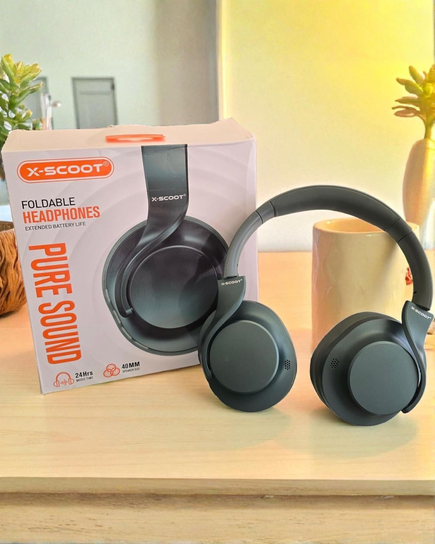 هيدفون بلوتوث X-SCOOT XS-652 - أسود