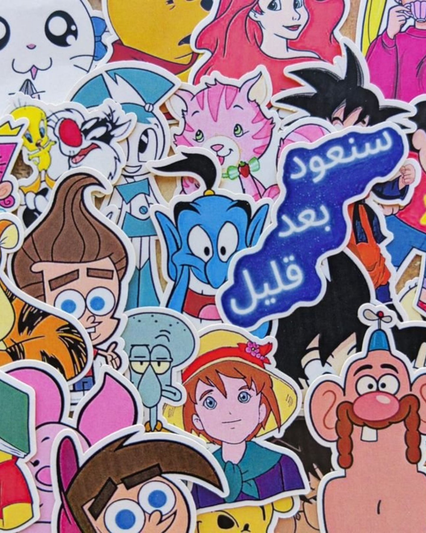مجموعة ستيكرز - سبيستون (62 قطعة)