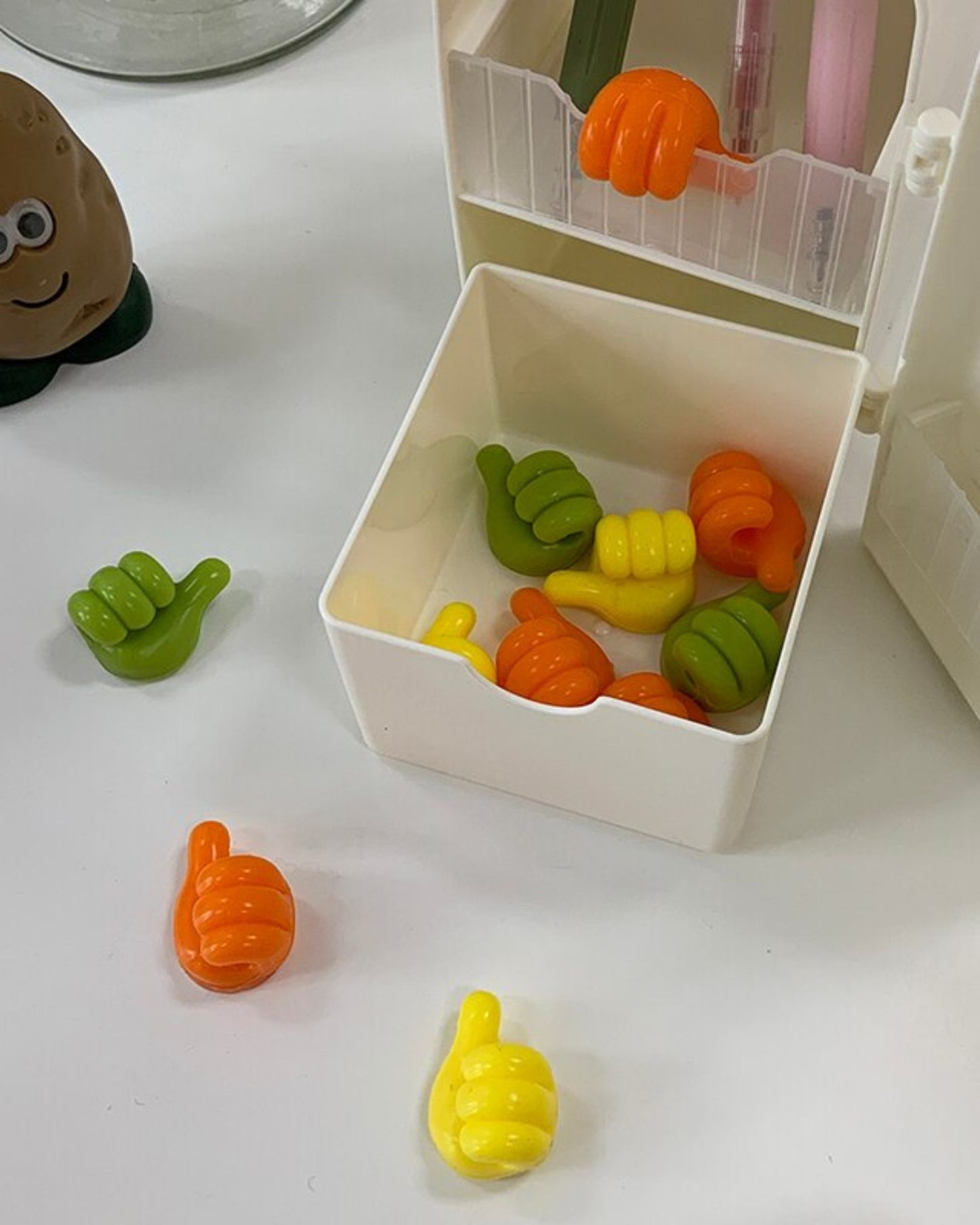 منظم أسلاك سيليكون 10 قطع