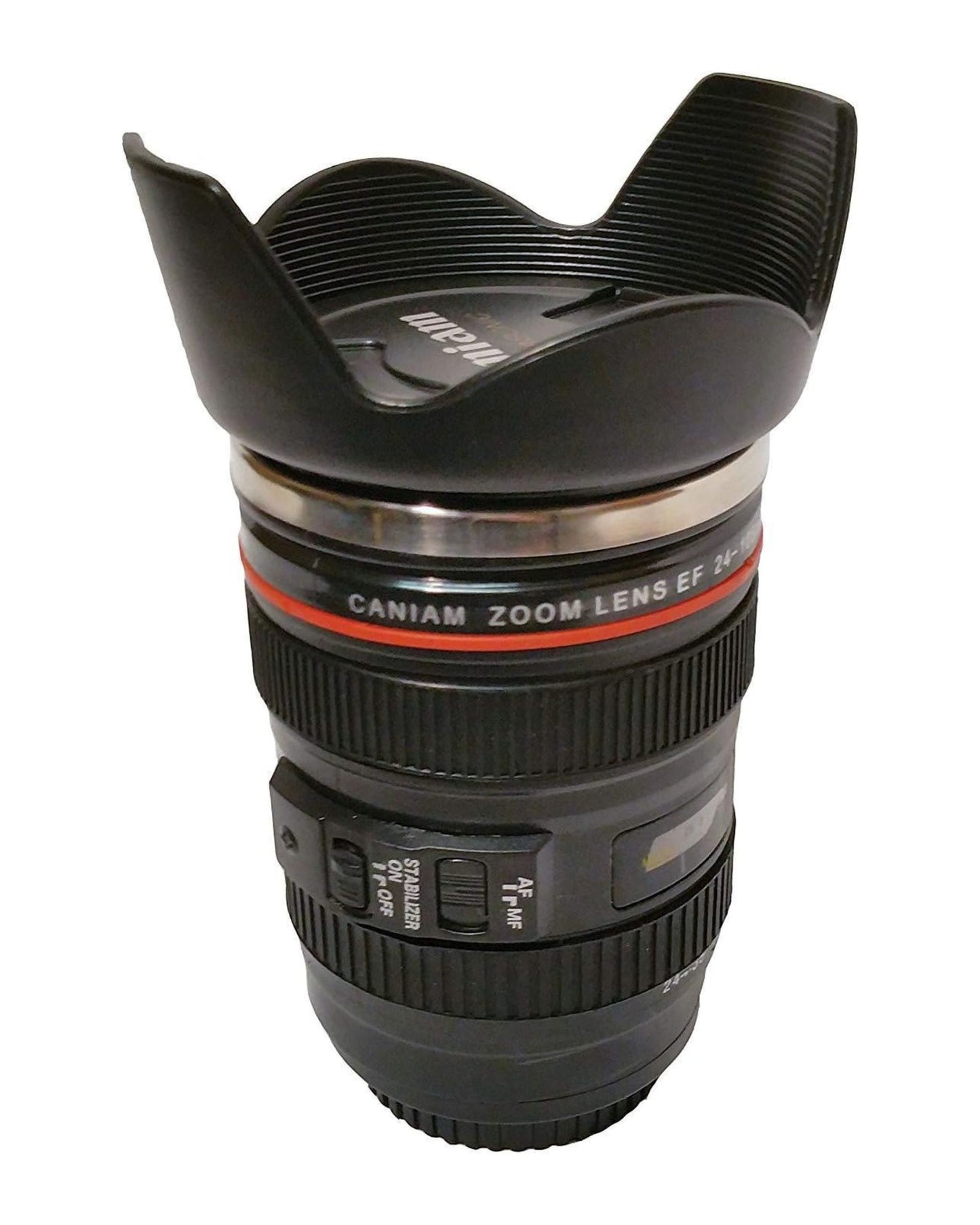 مج حراري شكل عدسة كاميرا