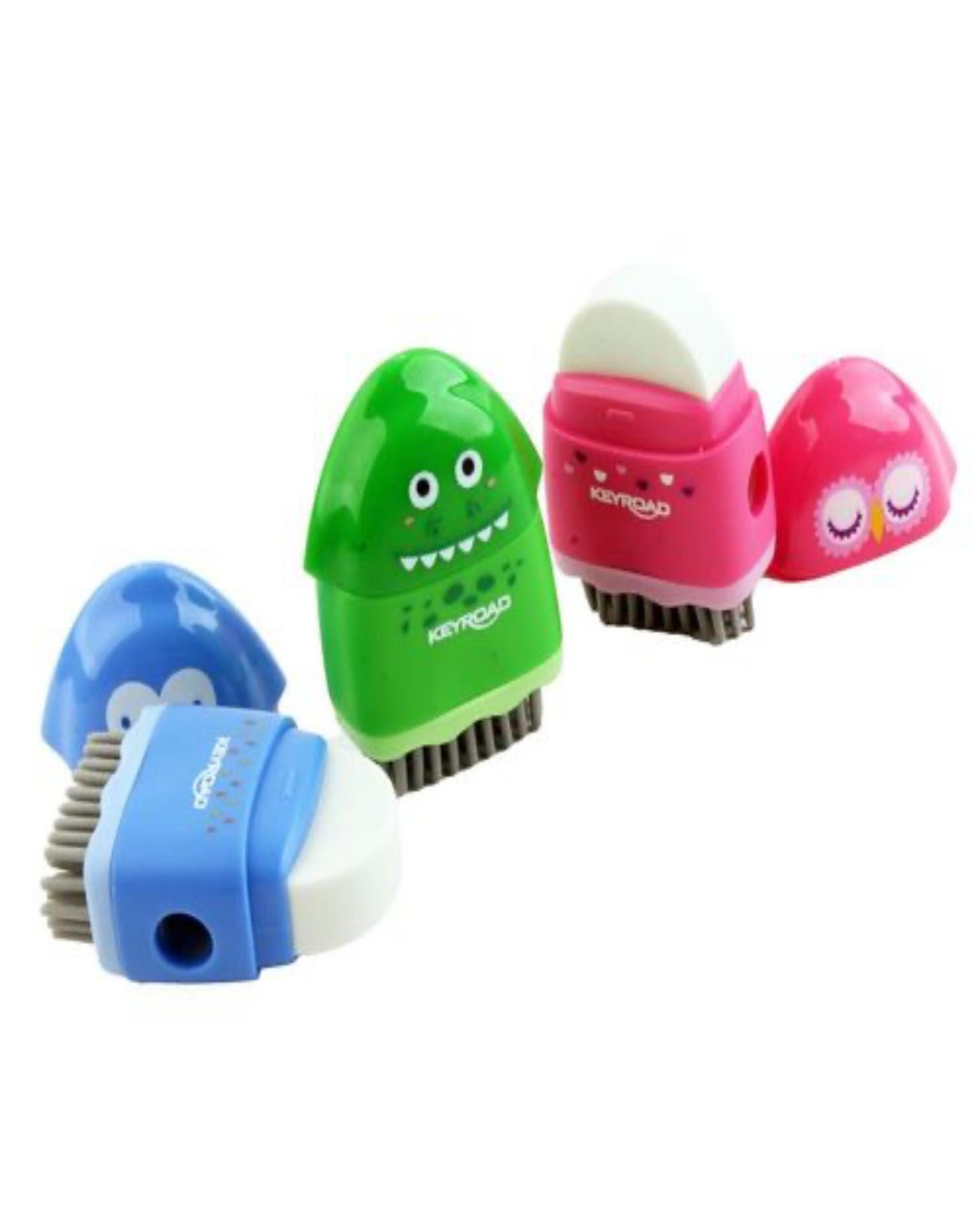 براية KeyRoad روكى - بخزان + استيكة + فرشاة تنظيف (أزرق)