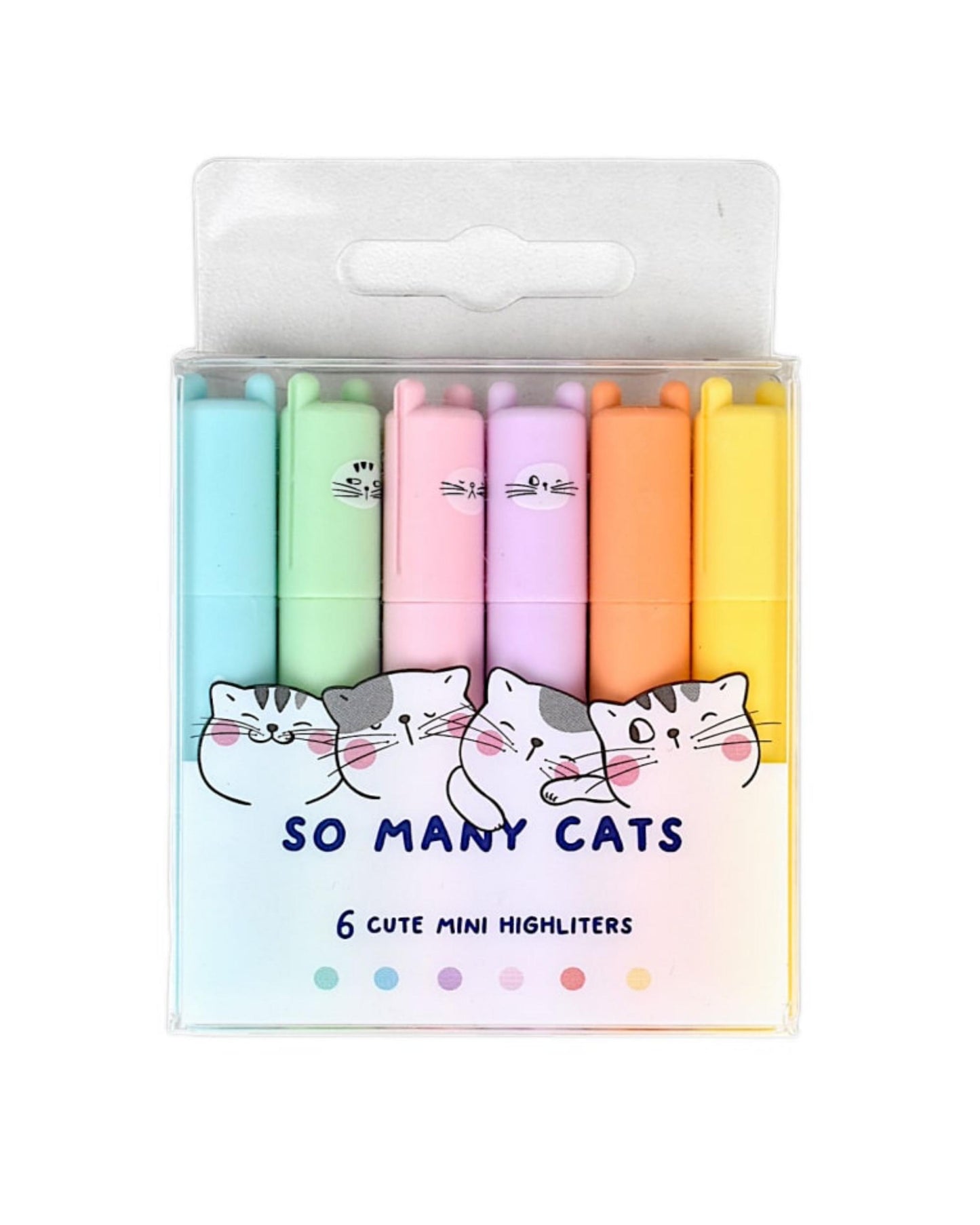 طقم هايلايتر ميني باستيل 6 ألوان M&G