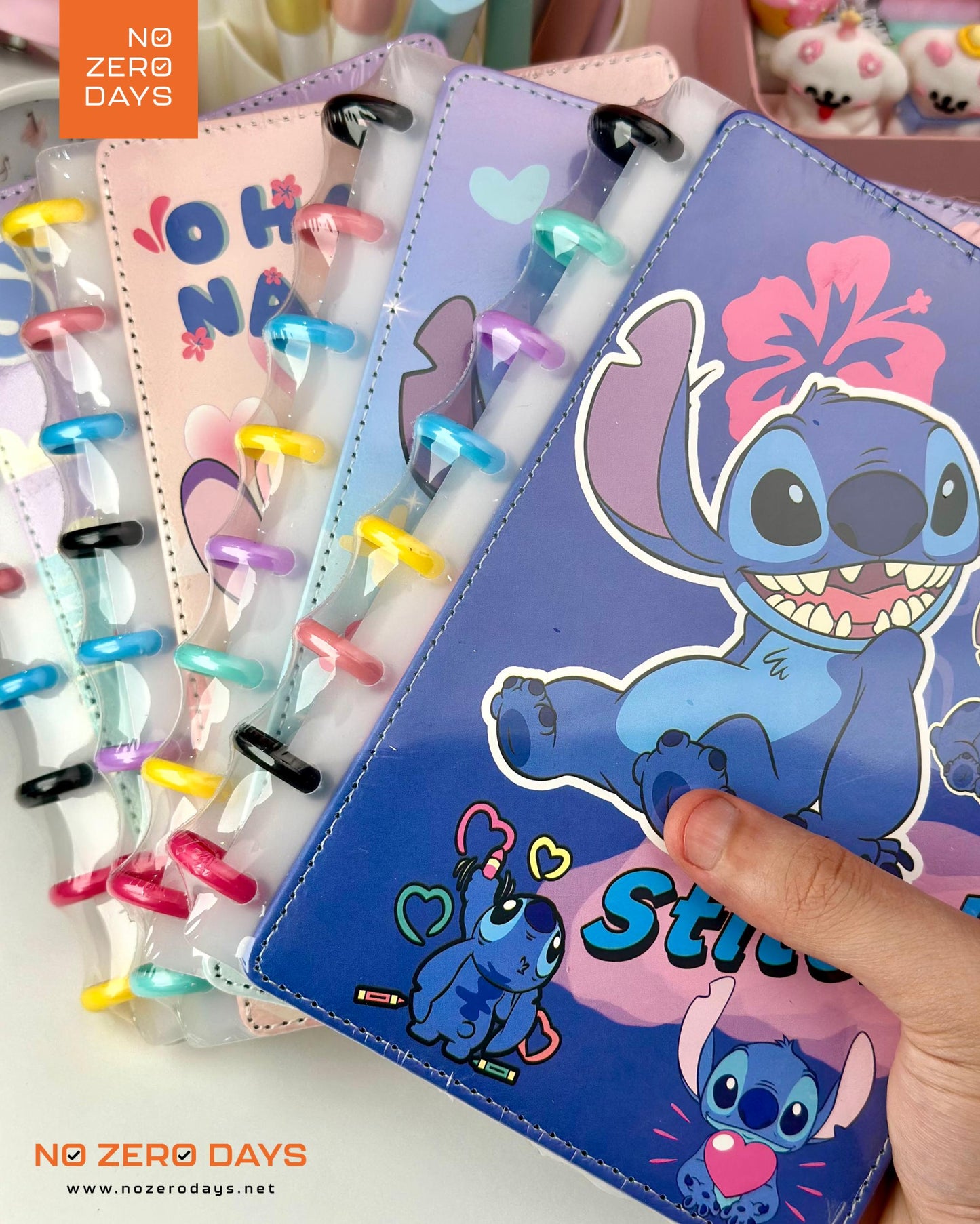 نوت بوك ستيتش - سلك ألوان عريض