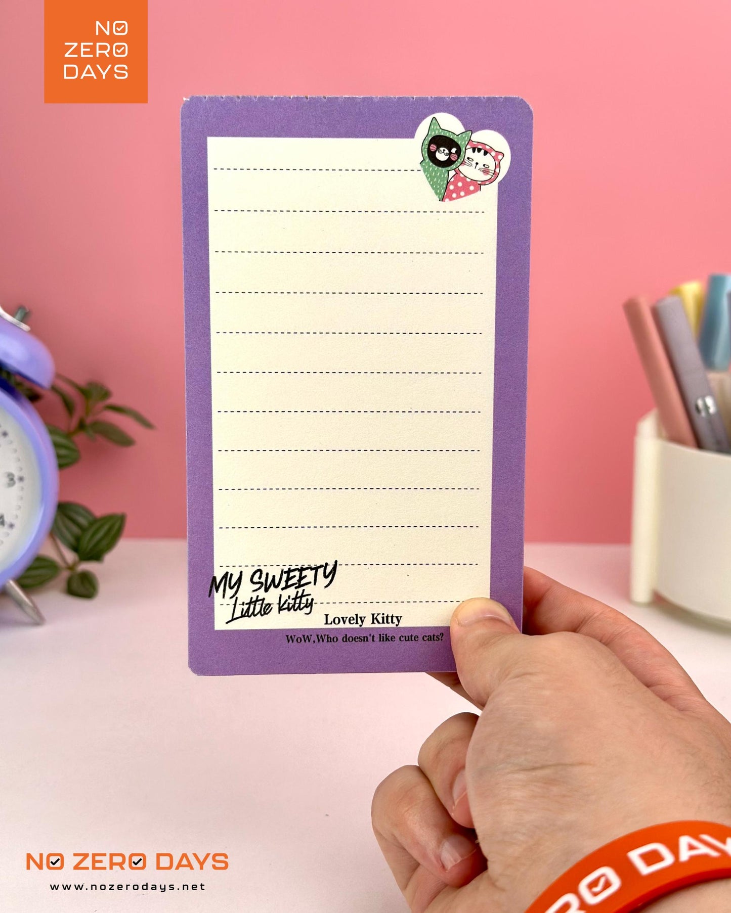 قائمة تدوين المهام والملاحظات - بنفسجي