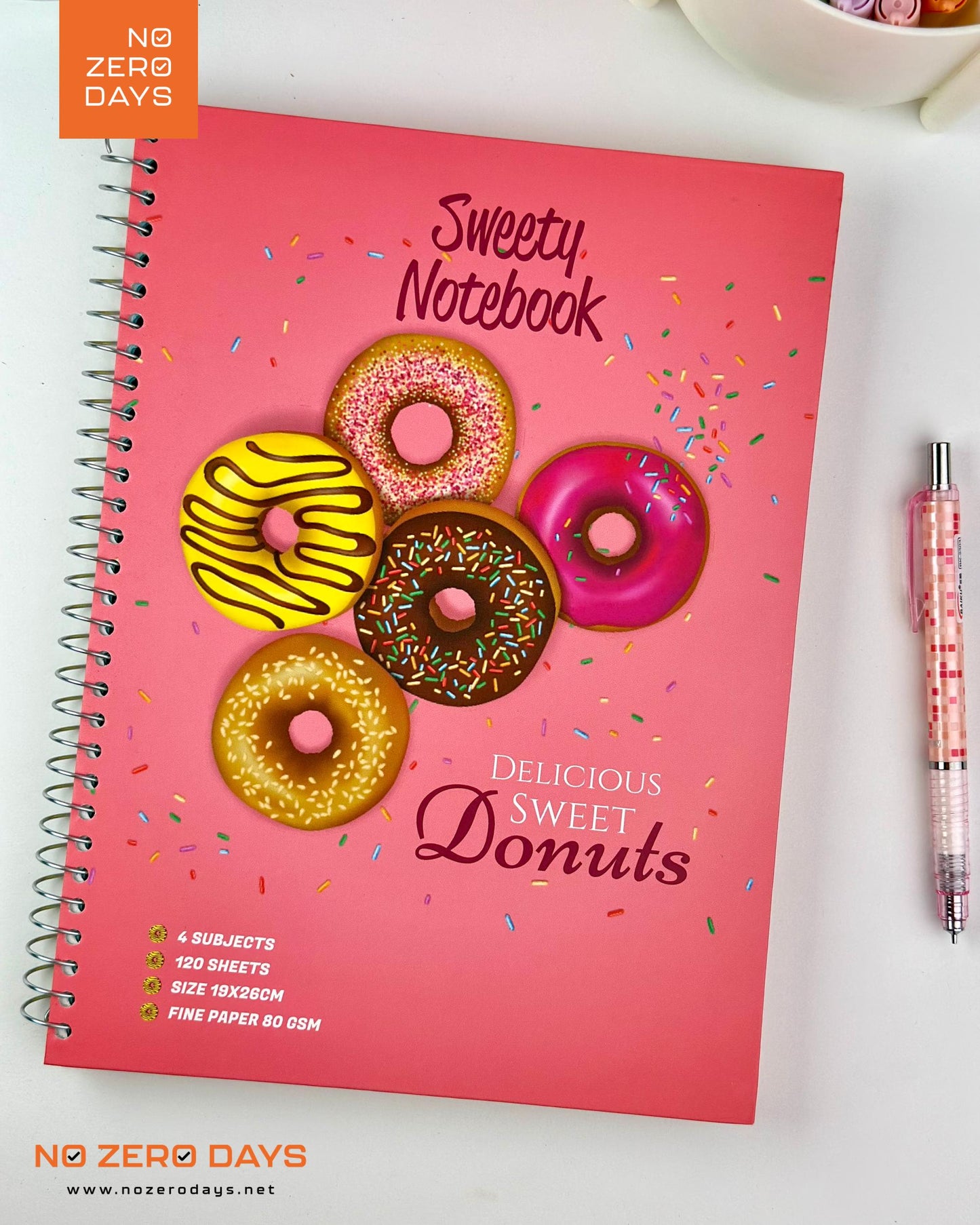 كشكول سلك سويتي 120 ورقة هارد كفر