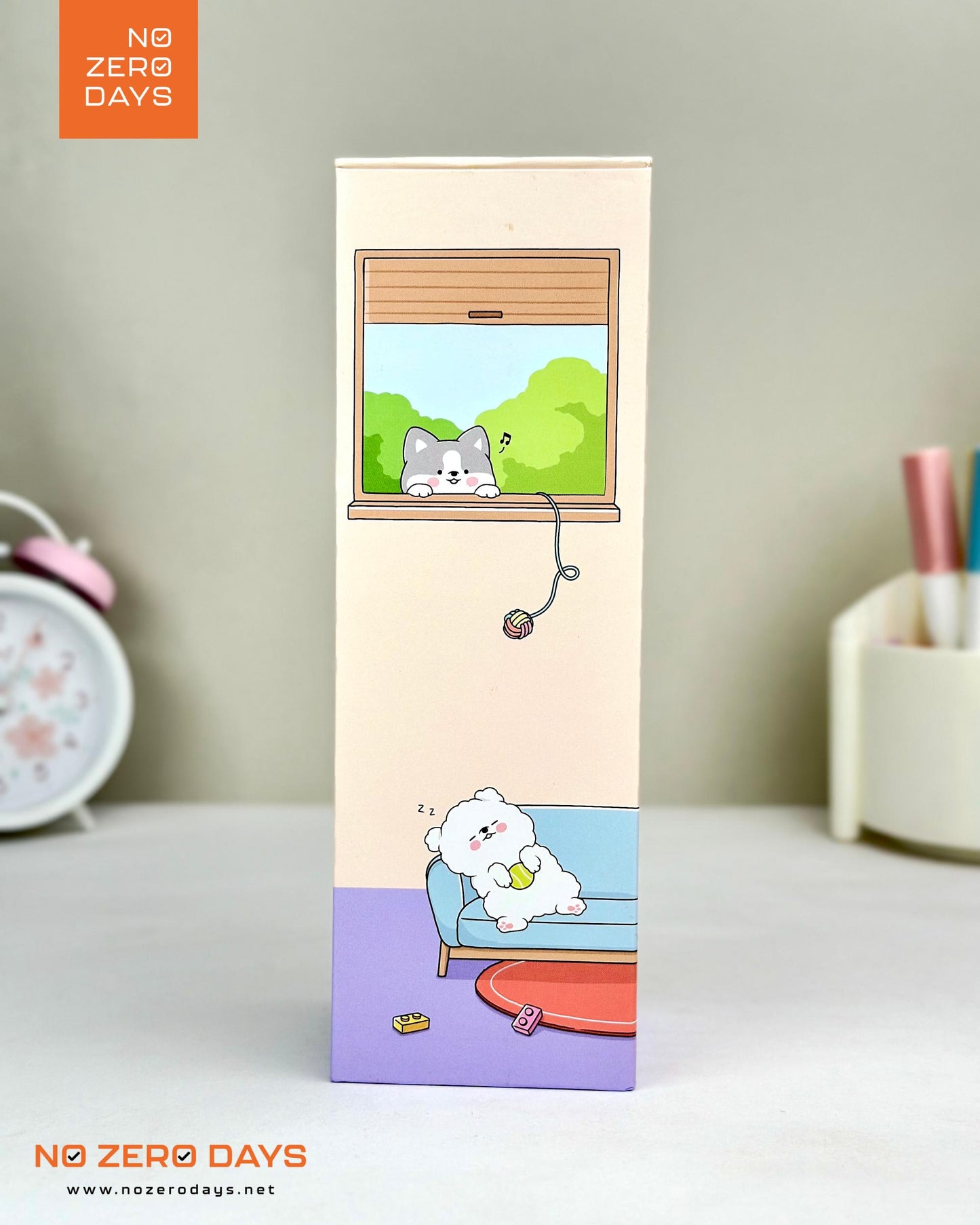 منظم مكتب كرتون مقوى - بيج