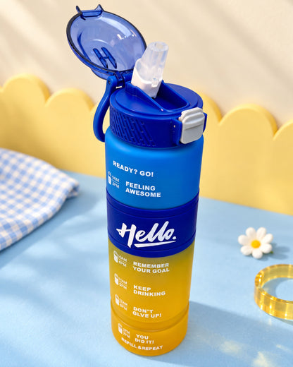 زجاجة مياه Hello سعة 1 لتر
