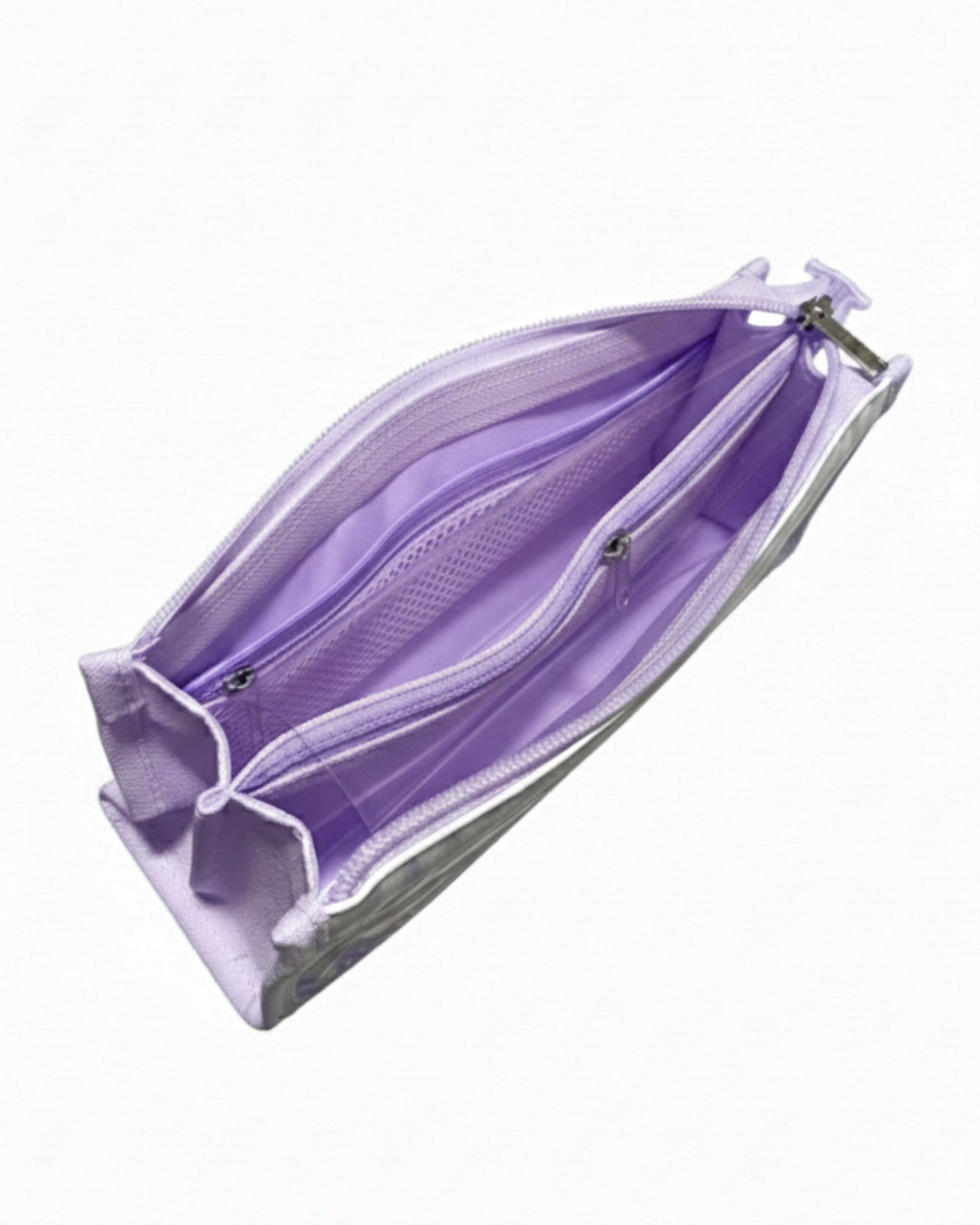 مقلمة جينز كبيرة تصميم بناتي - بنفسجي