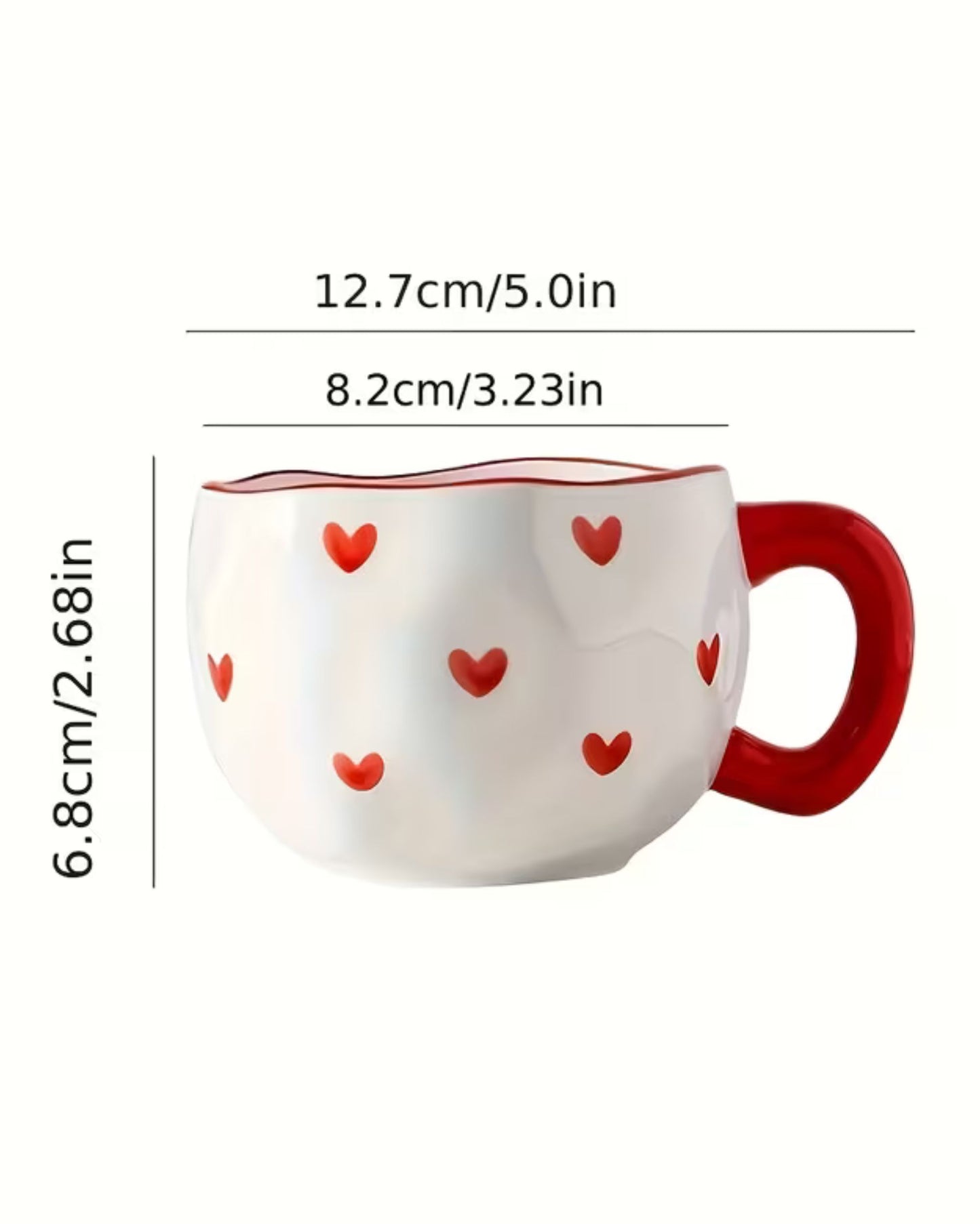 مج سيراميك قلوب