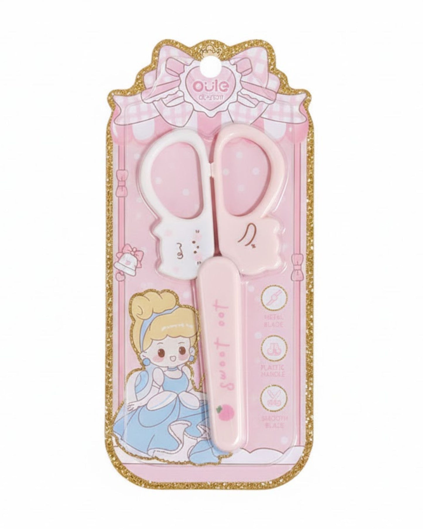 مقص شكل قطة - بينك