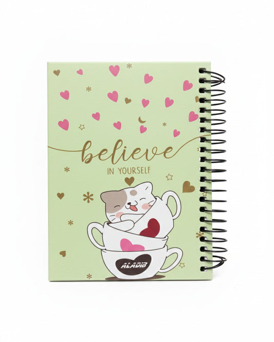 كشكول سلك هارد كفر 100 ورقة - صغير