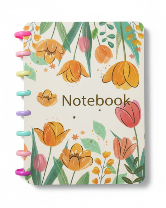 نوت بوك ورد سلك ألوان - أوف وايت