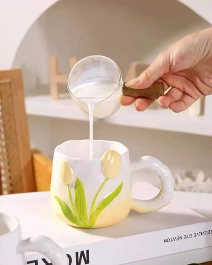 مج سيراميك زهرة التوليب