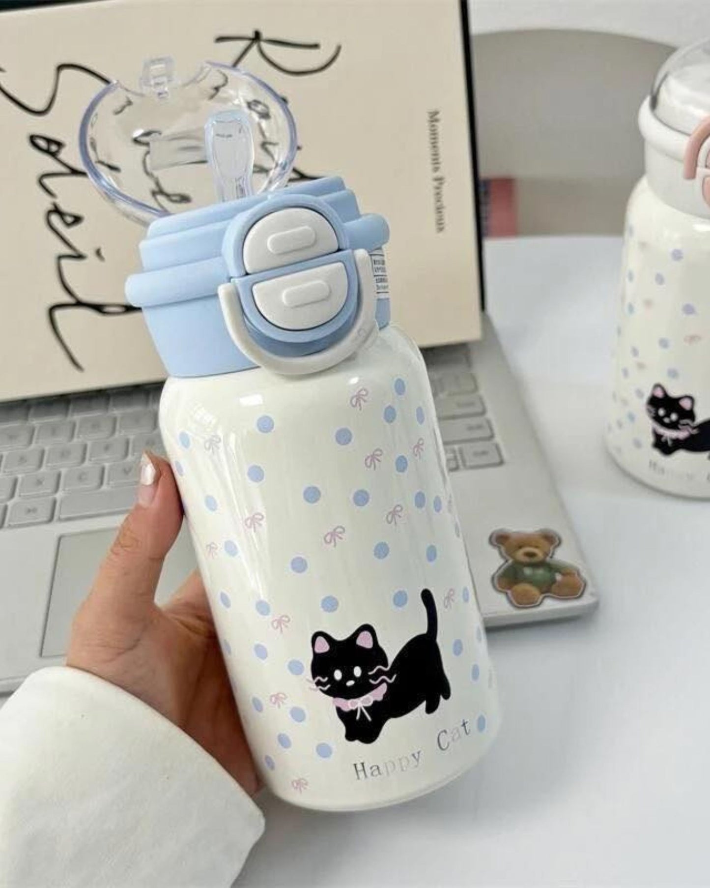 مج حراري 500 مل - شكل قطة