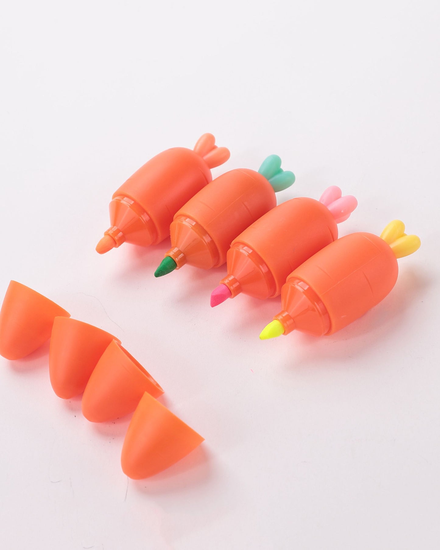 مقلمة أقلام هايلايتر 4 ألوان - جزرة