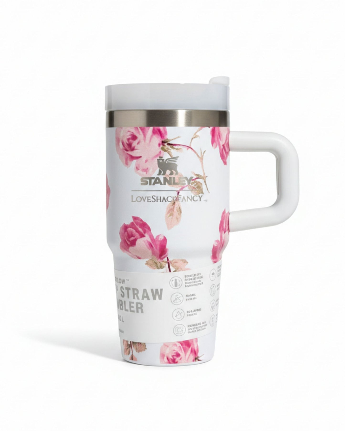 مج حراري ستانلي - فلوري أبيض