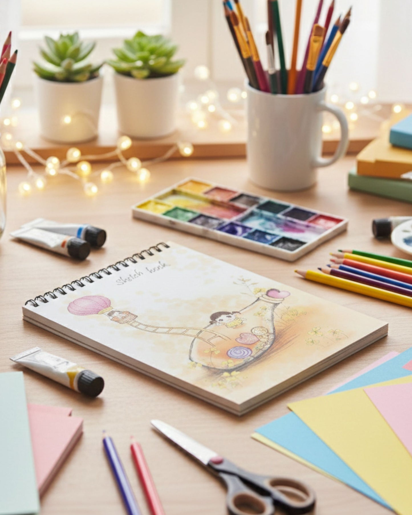 سكيتش رسم سلك مقاس A4