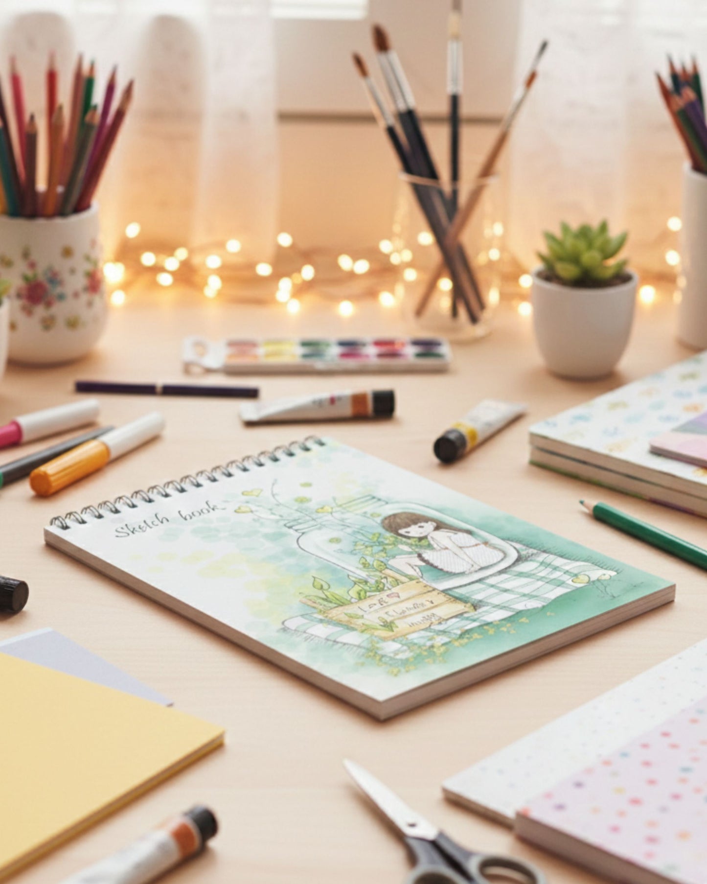 سكيتش رسم سلك مقاس A4