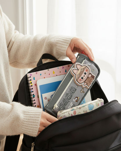 مقلمة لابوبو جيب خارجي - رمادي