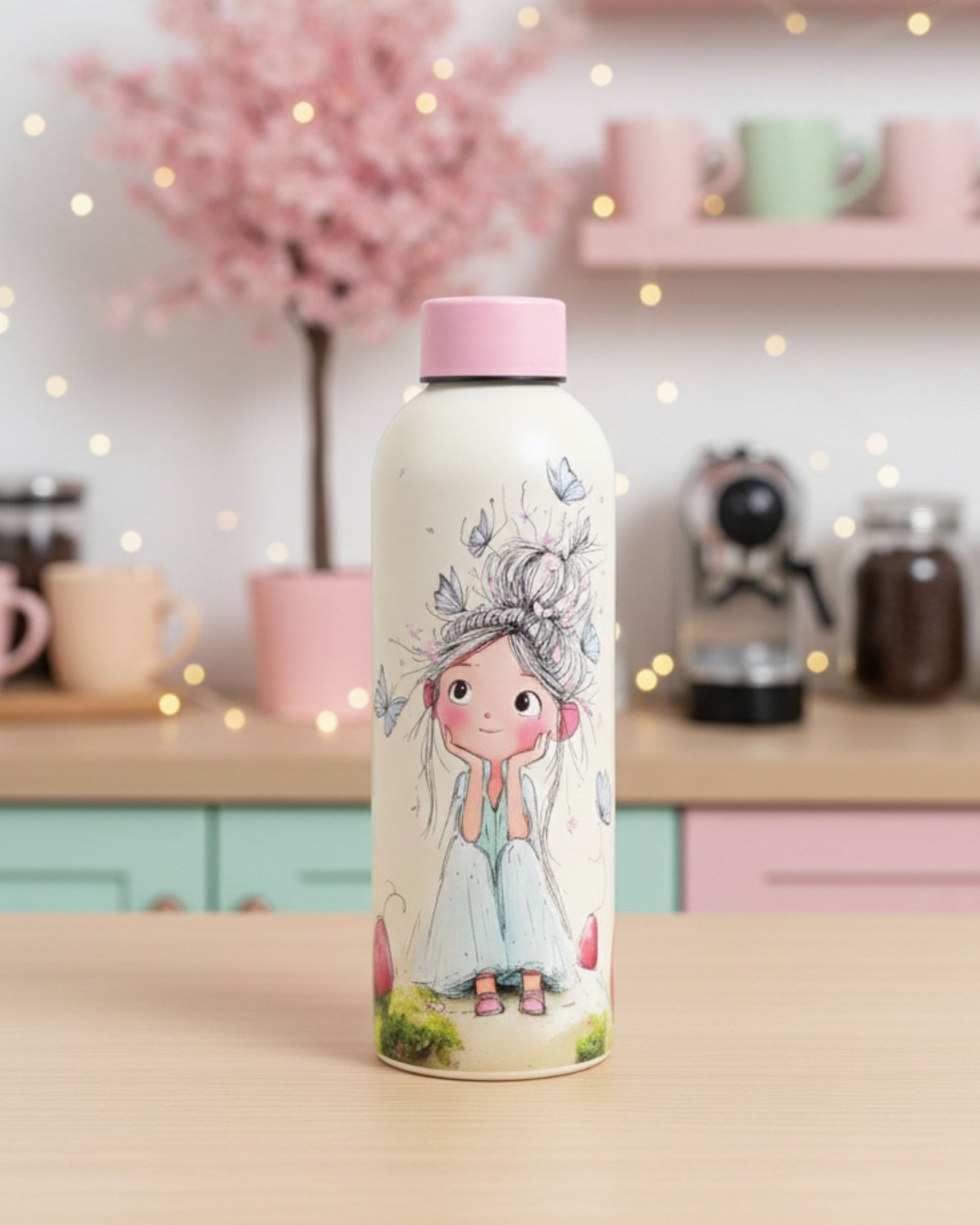 زجاجة حراري 500 مل - رسمة بنت