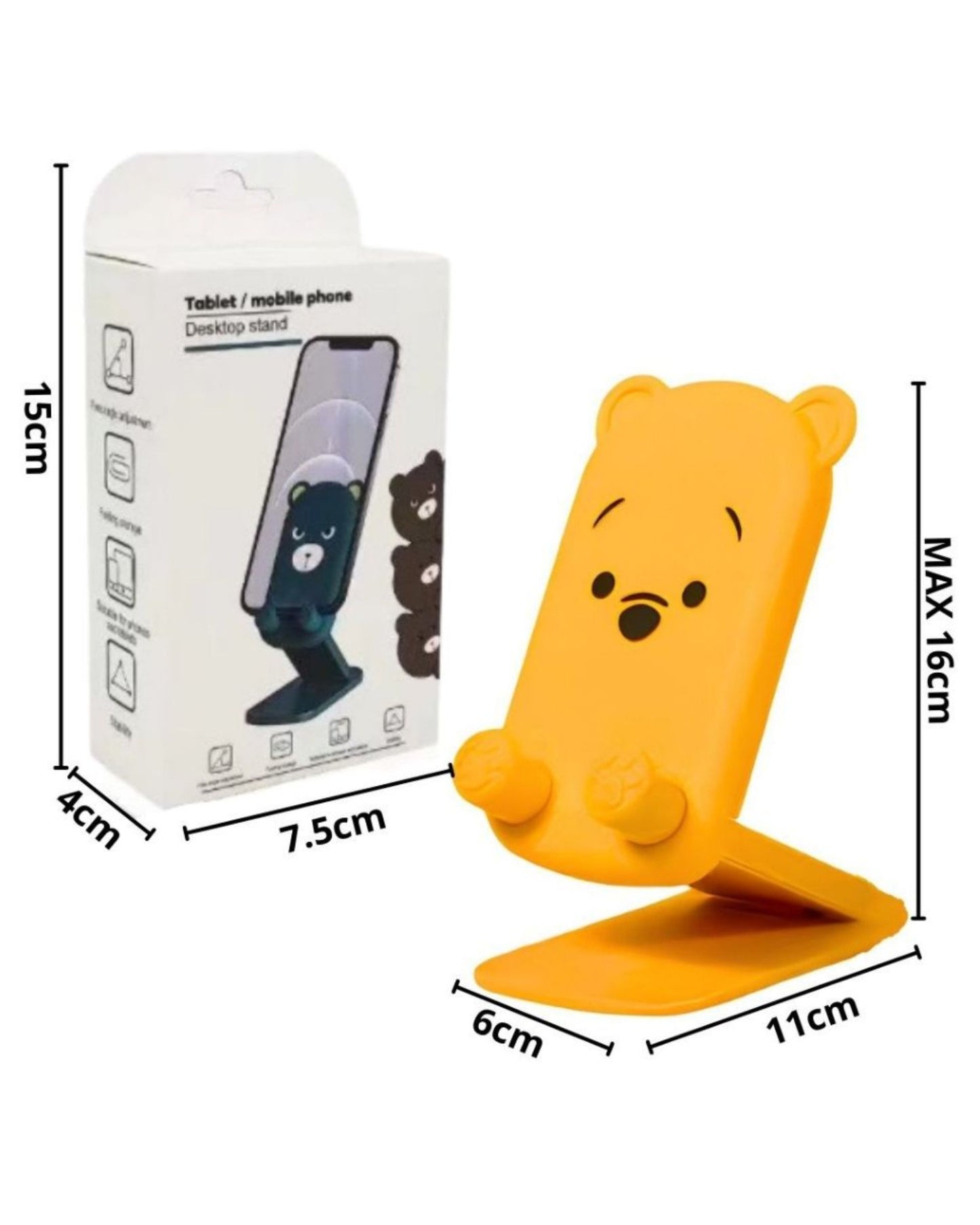 ستاند موبايل للمكتب - شكل كرتوني (بوه)