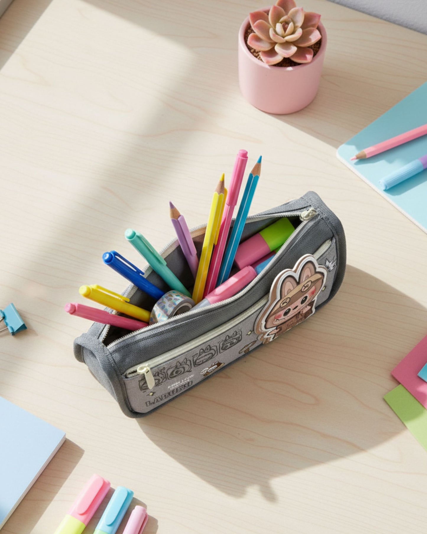 مقلمة لابوبو جيب خارجي - رمادي