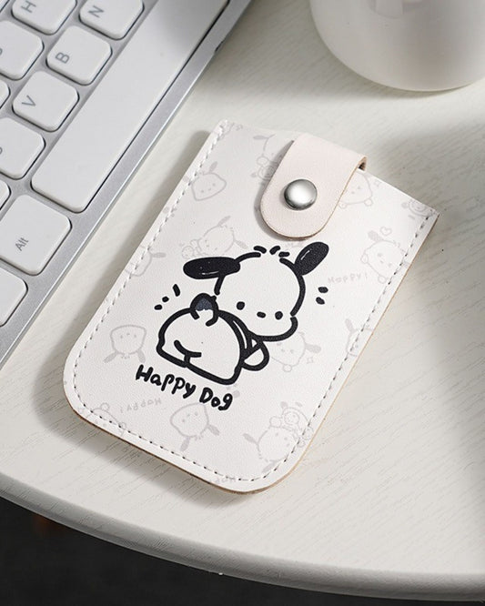 محفظة كروت جلد - Happy Dog