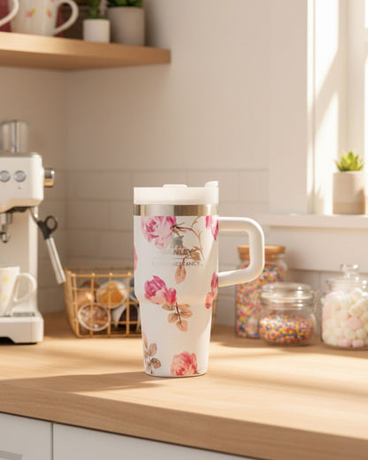 مج حراري ستانلي - فلوري أبيض