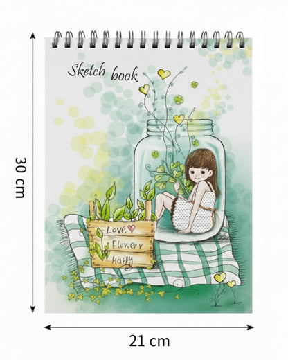 سكيتش رسم سلك مقاس A4