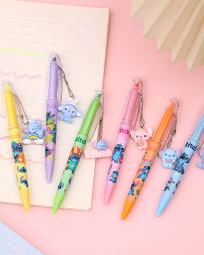 قلم ستيتش 2*1 - قلم جيل وهايلايتر