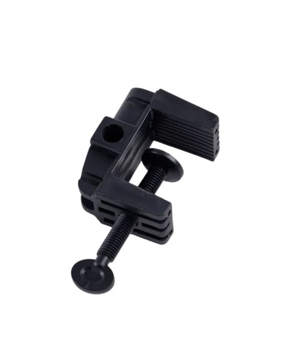 أباجورة مكتب هندسية بقاعدة ومشبك - أسود