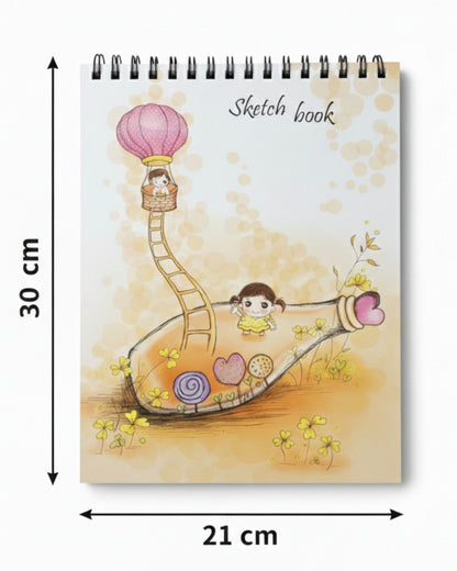 سكيتش رسم سلك مقاس A4