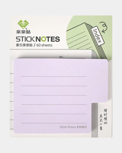 ستيكي نوت index مسطر