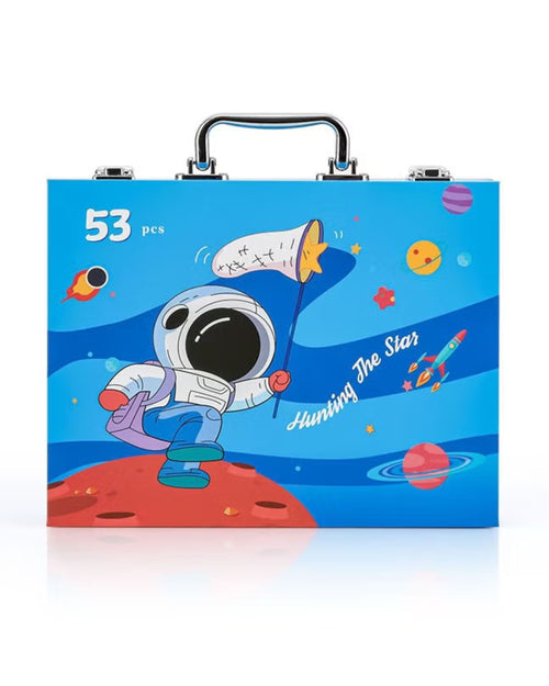 شنطة ألوان معدن 53 قطعة - فضاء