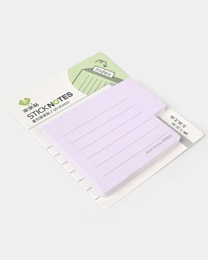 ستيكي نوت index مسطر