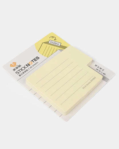 ستيكي نوت index مسطر