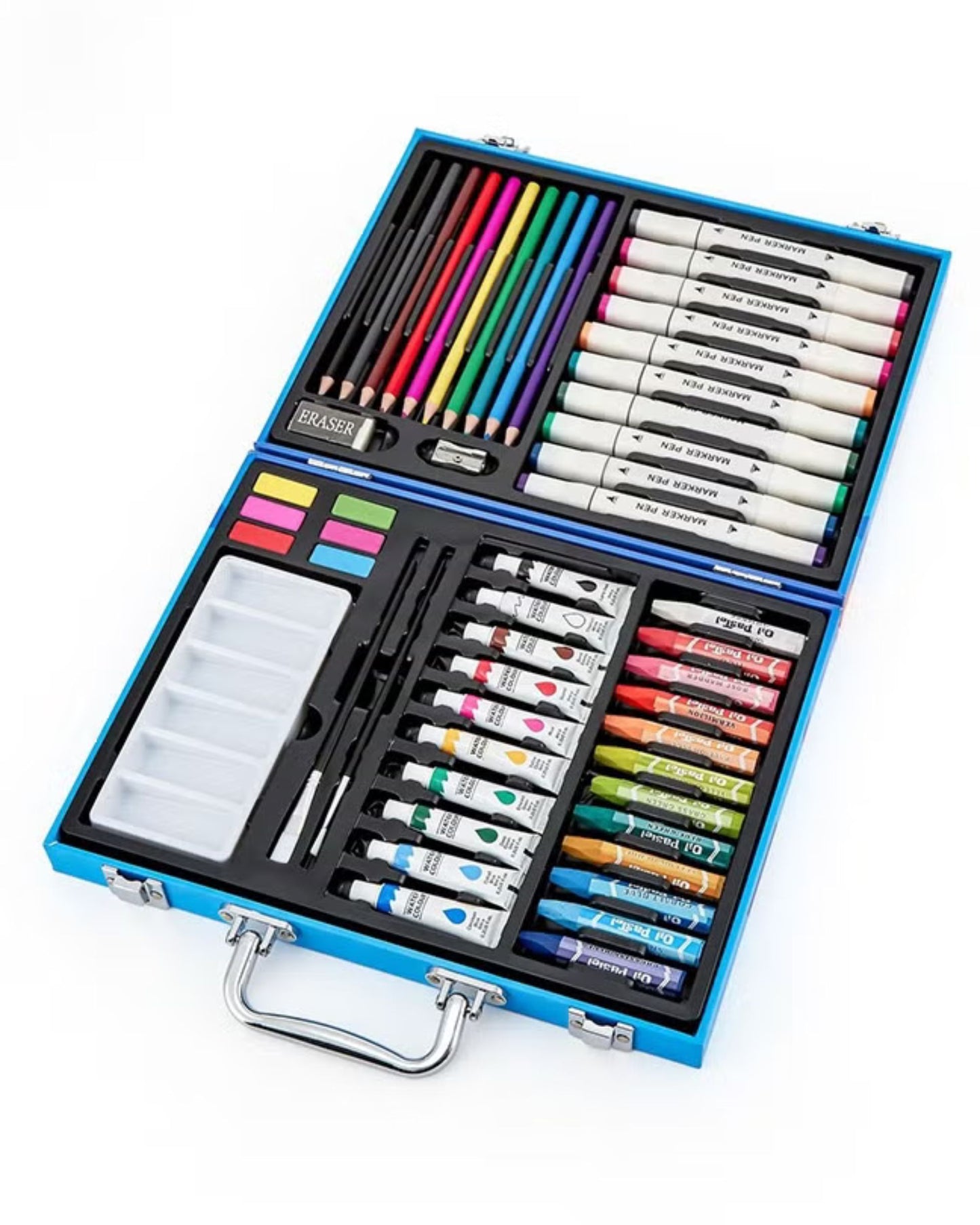 شنطة ألوان معدن 53 قطعة - فضاء