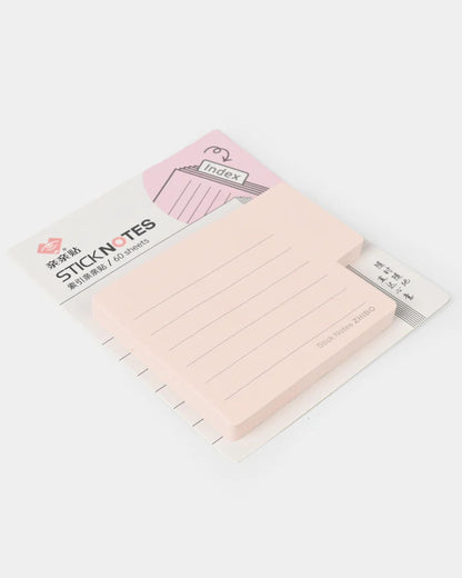 ستيكي نوت index مسطر