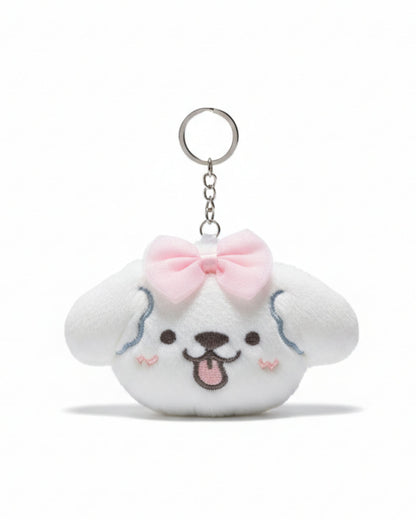 ميدالية فرو كاواي - أبيض