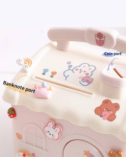 حصالة كبيرة شكل بيت