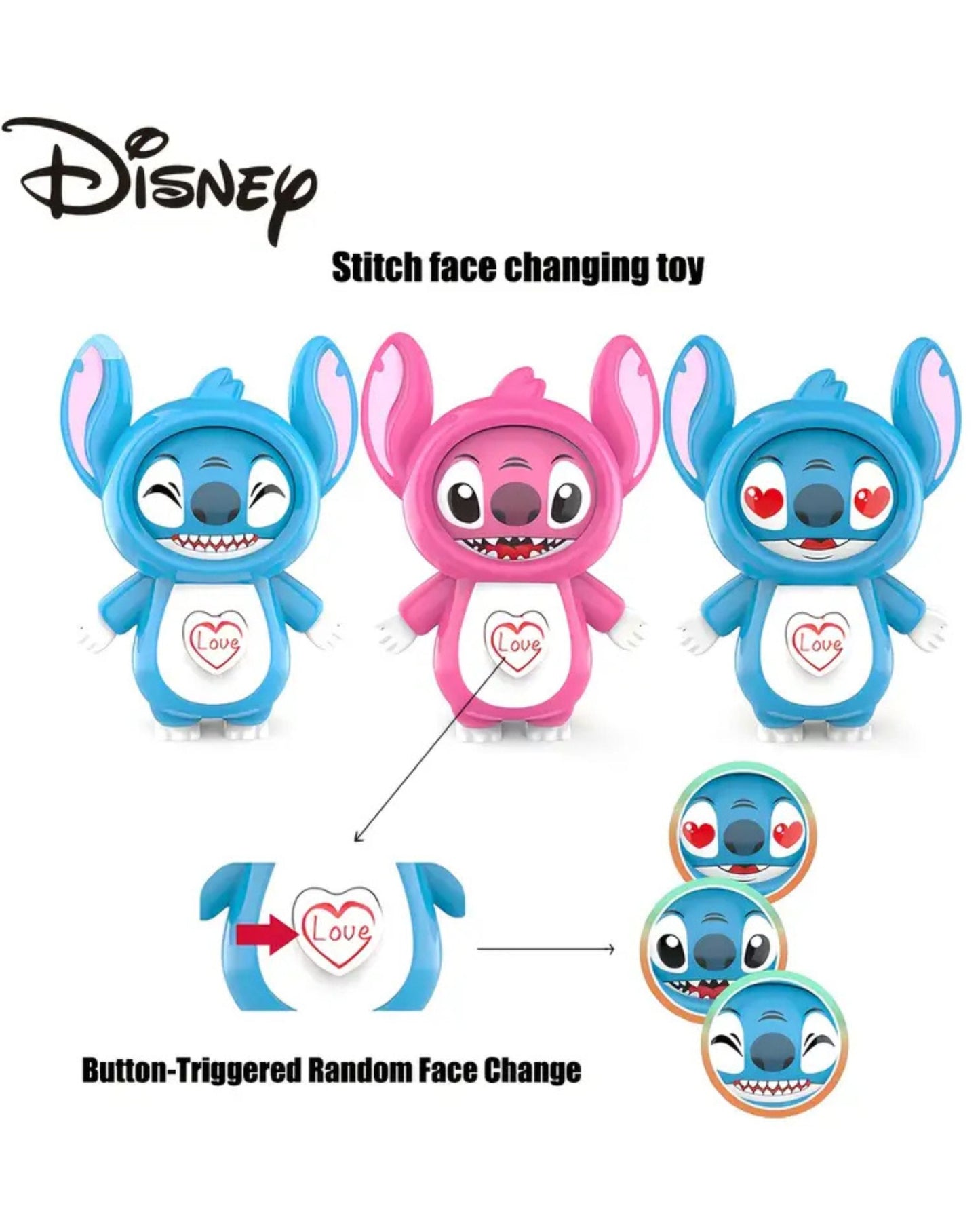 ميدالية ستيتش تغيير وجوه - بينك