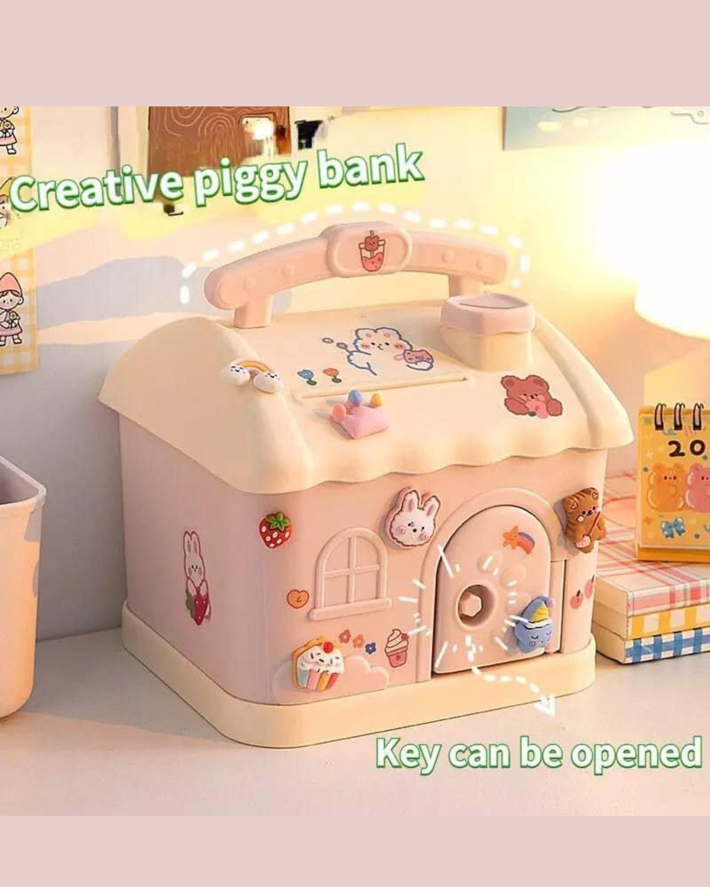 حصالة كبيرة شكل بيت