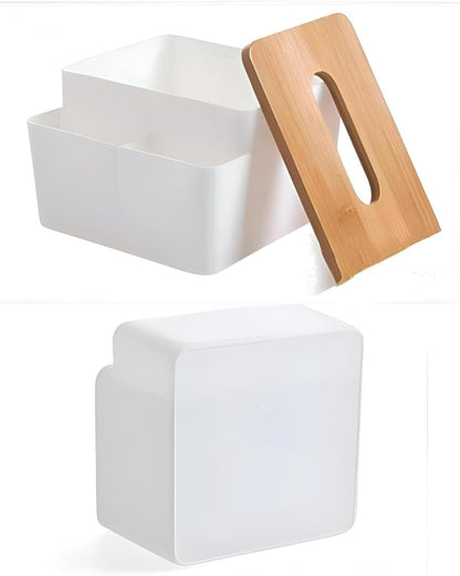 علبة مناديل ومنظم