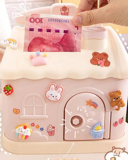 حصالة كبيرة شكل بيت